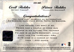 2006 Cecil Fielder Prince Fielder Topps Co-Signers DUAL AUTO AUTOGRAPH #CS-60 Tigers Brewers *NRMT BACK*