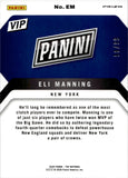 2026 Eli Manning Panini The National VIP RED ICE PRIZM 58/99 #EM New York Giants