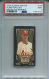 2024 Albert Pujols Topps Allen & Ginter MINI BLACK BORDER PSA 9 #150 St. Louis Cardinals 9131