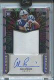 2022 Alec Pierce Panini One ROOKIE FRACTAL PATCH AUTO 45/50 AUTOGRAPH RELIC RC #394 Indianpolis Colts