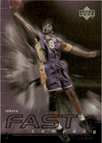 2000-01 Kobe Bryant Upper Deck UD Reserve FAST COMPANY #FC2 Los Angeles Lakers