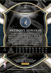 2020-21 Anthony Edwards Panini Select RED/WHITE/ORANGE SHIMMER CONCOURSE ROOKIE RC #21 Minnesota Timberwolves