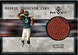 1999 Donovan McNabb Upper Deck MVP ROOKIE SOUVENIR CARD RC FOOTBALL #MC-S Philadelphia Eagles