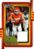 2025 Travis Kelce Panini Donruss THREADS JERSEY #DTH-TKE Kansas City Chiefs