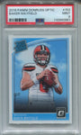 2018 Baker Mayfield Donruss Optic RATED ROOKIR RC PSA 9 #153 Clevland Browns 0961