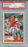 1983 Carlton Fisk O-PEE-CHEE PSA 9 #20 Chicago White Sox HOF *Case Crack*