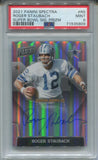 2021 Roger Staubach Panini Spectra SUPER BOWL SIGNATURES AUTO AUTOGRAPH SP PSA 9 #RS Dallas Cowboys HOF 5809