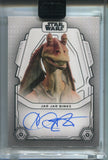2024 Ahmed Best as Jar Jar Binks Topps Star Wars Galactic Antiquities AUTO 40/50 AUTOGRAPH #A-AD The Phantom Menance