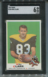 1969 Mike Clark Topps SGC 6 #188 Dallas Cowboys 0500