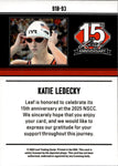 2025 Katie Ledecky Leaf 15th Anniversary NSCC 1991 DESIGN GOLD SHIMMER 1/1 ONE OF ONE #91B-93 USA Swimming