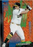 2026 Nick Kurtz Topps Finest ORANGE MINI DIAMOND REFRACTOR 17/25 #88 Oakland A's
