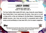 2020 Lacey Evans Topps Chrome GREEN REFRACTOR VARIATION 51/99 #IV-16 Monday Night Raw