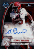 2024 Germie Bernard Bowman University Chrome 1ST BOWMAN ROOKIE AUTO AUTOGRAPH #PA-GBE Pittsburgh Steelers 1