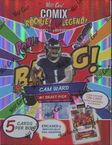 2025 Wild Card Comix Rookie And Legend Football Hobby, Box