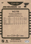 2024-25 Jake Neighbours O-Pee-Chee RETRO BLACK BORDER 062/100 #327 St. Louis Blues