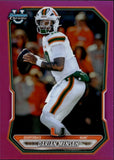 2026 Darian Mensah Bowman Chrome PINK REFRACTOR 123/250 #BCP-89 Miami Hurricanes