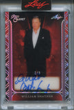 2025 William Shatner Leaf Red Carpet SILVER FOIL AUTO 1/3 AUTOGRAPH #A-WS1 Star Trek