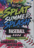 2026 Wild Card Splat Summer Splash Baseball Hobby, Box