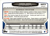 2013 Aaron Judge Bowman Chrome Draft REFRACTOR ROOKIE RC #BDPP19 New York Yankees *NRMT*