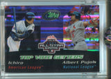 2003 Albert Pujols Ichiro Suzuki eTopps TOP VOTE GETTERS /3938 #AS1 Cardinals Mariners