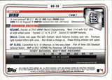 2020 Masyn Winn Bowman Chrome Sapphire Edition 1ST BOWMAN #BD-59 St. Louis Cardinals
