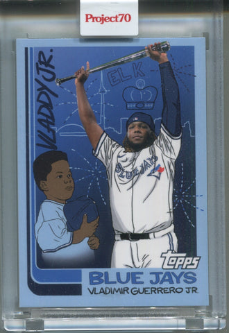 2021 Vladimir Guerrero Jr. Topps Project 70 Sophia Chang 1982 TOPPS #571 Toronto Blue Jays