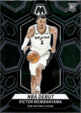 2023-24 Victor Wembanyama Panini Mosaic NBA DEBUT ROOKIE RC #257 San Antonio Spurs