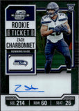 2023 Zach Charbonnet Panini Contenders Optic ROOKIE TICKET AUTOGRAPH AUTO #141 Seattle Seahawks