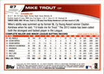 2013 Mike Trout Topps SP PHOTO VARIATION #27 Anaheim Angels 2