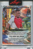 2024 Folarin Balogun Leaf Electrum GREEN FOIL AUTO 1/5 AUTOGRAPH #BA-FB2 Team USA