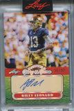 2025 Riley Leonard Leaf Glory of the Game ROOKIE AUTO 56/99 AUTOGRAPH RC #FG-RL1 Indianapolis Colts
