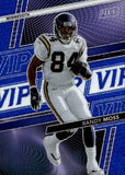 2026 Randy Moss Panini The National VIP BLUE ICE PRIZM 15/75 #RM Minnesota Vikings