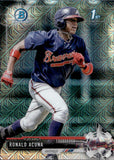 2017 Ronald Acuna Bowman Mega Box CHROME PROSPECTS 1ST BOWMAN MOJO REFRACTOR #BCP127 Atlanta Braves