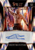 2022 Drew McIntyre Panini Select SIGNATURE SELECTIONS SHOCK AUTO AUTOGRAPH #SN-DMI Friday Night Smackdown