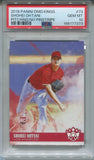 2018 Shohei Ohtani Panini Diamond Kings ROOKIE PITCHING/NO PINSTRIPE PSA 10 #73 Anaheim Angels 7373