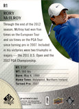 2014 Rory McIlroy Upper Deck SP Authentic ROOKIE EXTENDED RC #R1 PGA 1