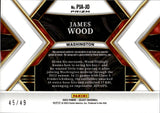 2023 James Wood Panini Select TRI-COLOR ROOKIE JERSEY AUTO 45/49 AUTOGRAPH RELIC #PJA-JO Washington Nationals