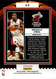 2023-24 Shaquille O'Neal Panini Mosiac ORANGE FLOURESCENT JAM MASTERS 22/25 #6 Miami Heat HOF
