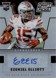 2016 Ezekiel Elliott Panini Prizm Draft Picks HOLO SILVER ROOKIE AUTO AUTOGRAPH RC #105 Dallas Cowboys