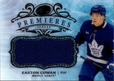 2025-26 Easton Cowan Upper Deck UD Ice PREMIERES JERSEY ROOKIE RC #IPJ-EC Toronto Maple Leafs 2