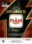 2023 Bianca Belair Panini Select WWE RED SPARKS SHIRT 57/99 RELIC #SP-BBL Monday NIght Raw