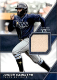 2026 Junior Caminero Topps MAJOR LEAGUE MATERIAL GAME-USED MEMORABILIA BAT RELIC #MLM2-JC Tampa Bay Rays
