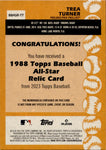 2023 Trea Turner Topps Series 2 ALL-STAR 1988 DESIGN BAT RELIC #88ASR-TT Philadelphia Phillies