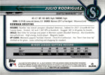 2022 Julio Rodriguez Bowman Chrome ROOKIE RC #48 Seattle Mariners