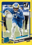 2023 Puka Nacua Panini Donruss YELLOW ROOKIE RC #357 Los Angeles Rams