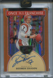 2024 Boomer Esiason Panini One ORANGE ONCE IN A FRANCHISE AUTO 12/20 AUTOGRAPH #338 Cincinnati Bengals