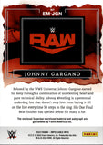 2023 Johnny Gargano Relic Auto Autograph Panini Impeccable WWE Elegance Memorabilia Auto 24/75 #EM-JGN Monday Night Raw