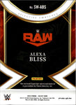 2023 Alexa Bliss Panini Select WWE HOLO SILVER SELECTIVE SWATCHES SHIRT RELIC #SW-ABS Monday Night Raw 2