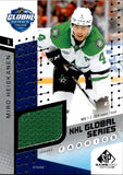 2025-26 Miro Heiskanen Upper Deck SP Game Used NHL GLOBAL SERIES FABRICS JERSEY #GSF2-15 Dallas Stars