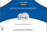 2018-19 Quentin Richardson Panini Immaculate BLUE HERALDED SIGNATURES AUTO 04/49 AUTOGRAPH #HS-QRS Los Angeles Clippers
